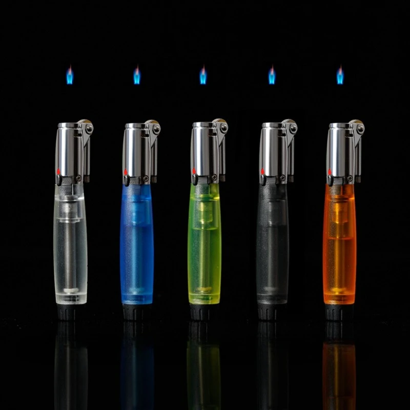 

2025 Grinding Wheel Open Flame Lighter Creative Personality Puffy Flame Men's Smoking Cigarette Lighter Gift Smoking Accessories