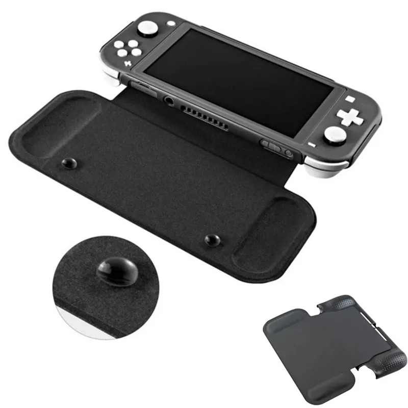 

For Nintendo Switch Lite NS Mini Front Back Flip Cover Skin Slim Shell Full Protective Case Ergonomic Handle Grip Detachable PC