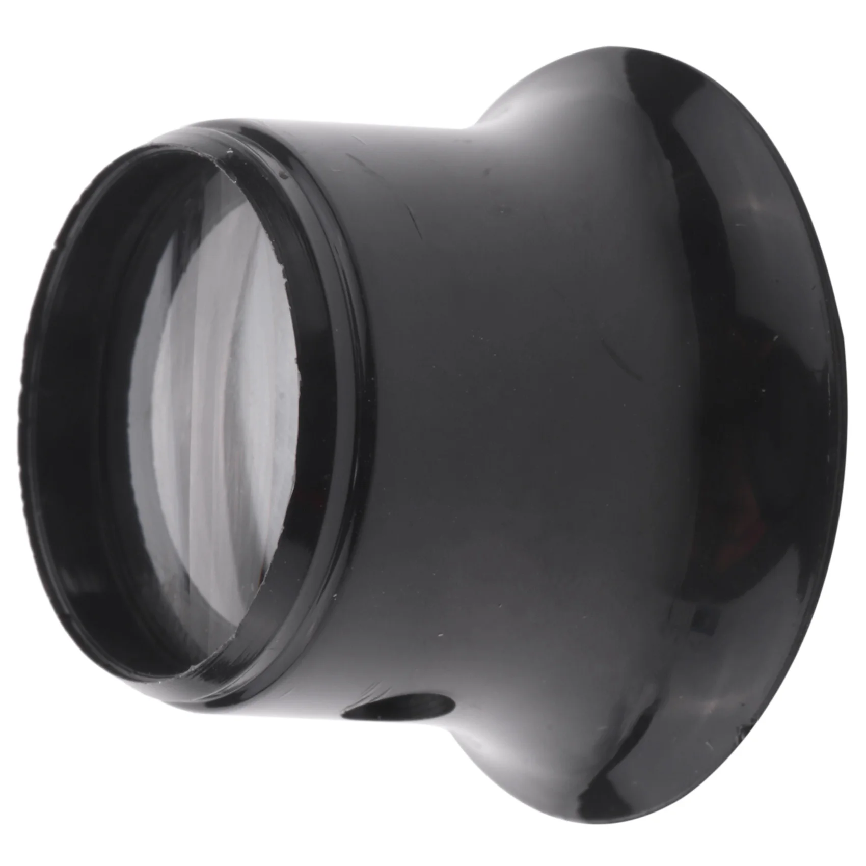 ABYC Horlogemakerloep 10-voudig vergrootglas juwelier oculairlens Zwart
