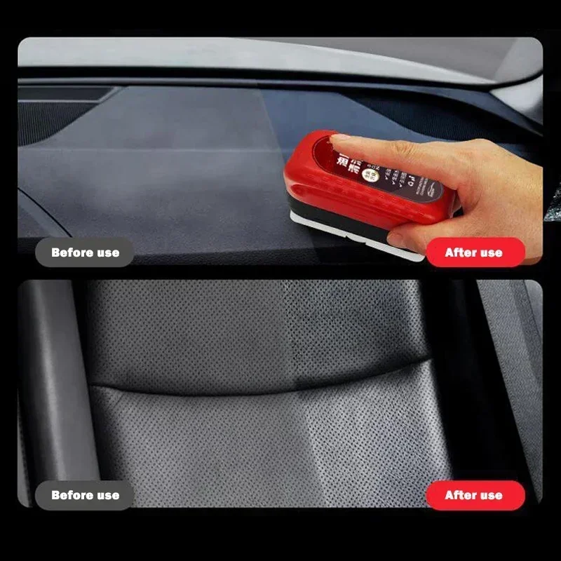 Car GlassCoating Oil Film Clean Brush  Powerful Windshield  Rearview Mirrors Cleaner Remove Dirt Car Glass Cleaning Brush