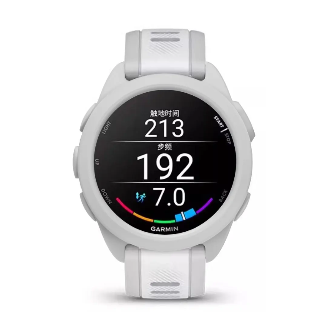 Soft Silicone Protector Frame Case Cover For Garmin Forerunner 165 Protective Frame Shell Bumper Anti-scratch Shockproof