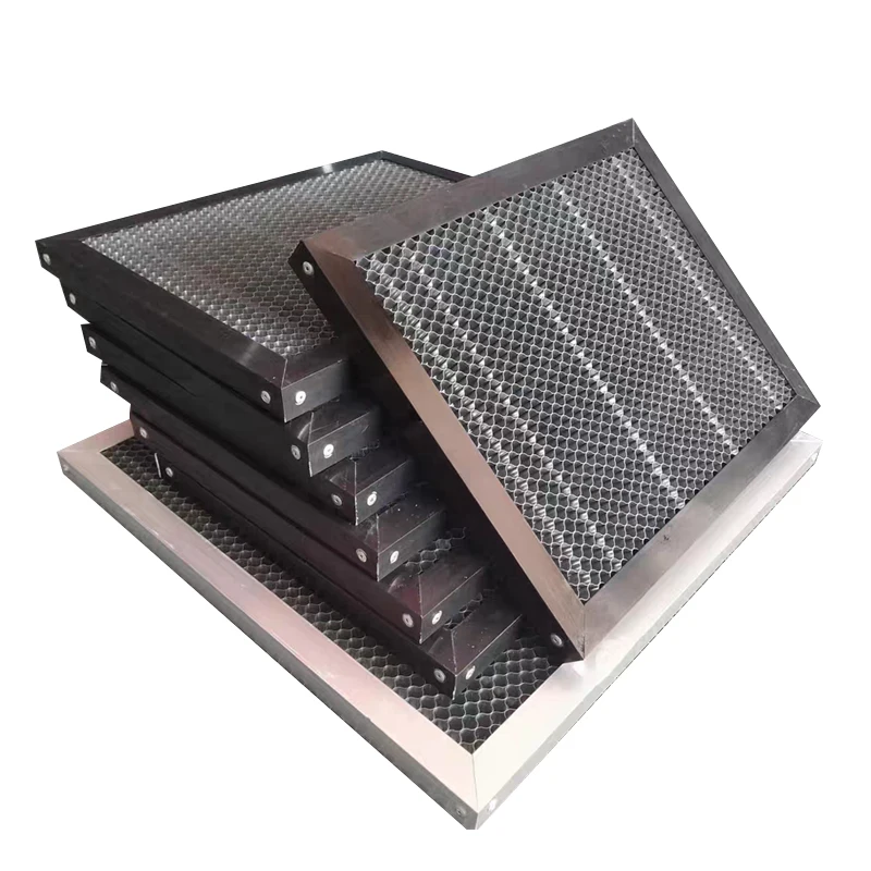 Accessoires pour machine de gravure au laser CO2 pour table de travail en aluminium, fer, carbone, nid d'abeille, panneau composite, longueur d'onde 1064 nm