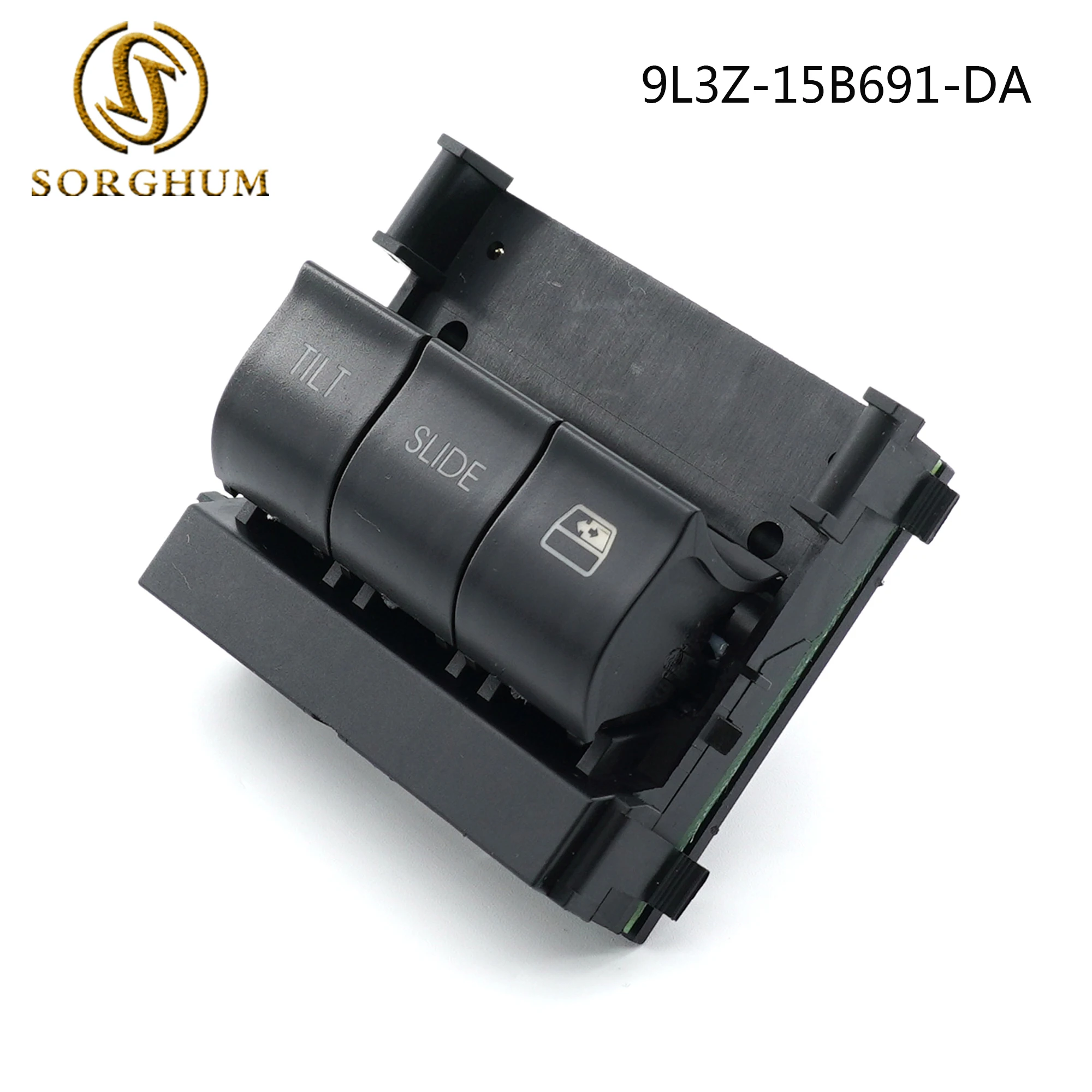 

SORGHUM New Overhead Sunroof Switch 9L3Z-15B691-DA 9L3Z15B691DA For 2011-2016 Ford F250 F350 Super Duty