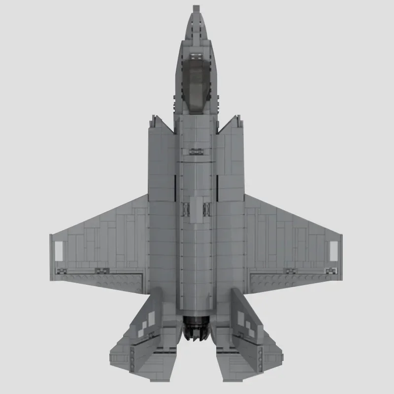 Moc Mattoni da costruzione Modello militare F-35 B Lightning Fighter Tecnologia Blocchi modulari Regali Giocattoli per bambini Set fai da te Assemblaggio