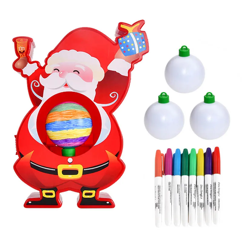 

Christmas ball Christmas Tree Ornament Decorating Kit 6 Ornament Combo Pack Holiday Arts Crafts Activity for Kids Ages 3 and Up