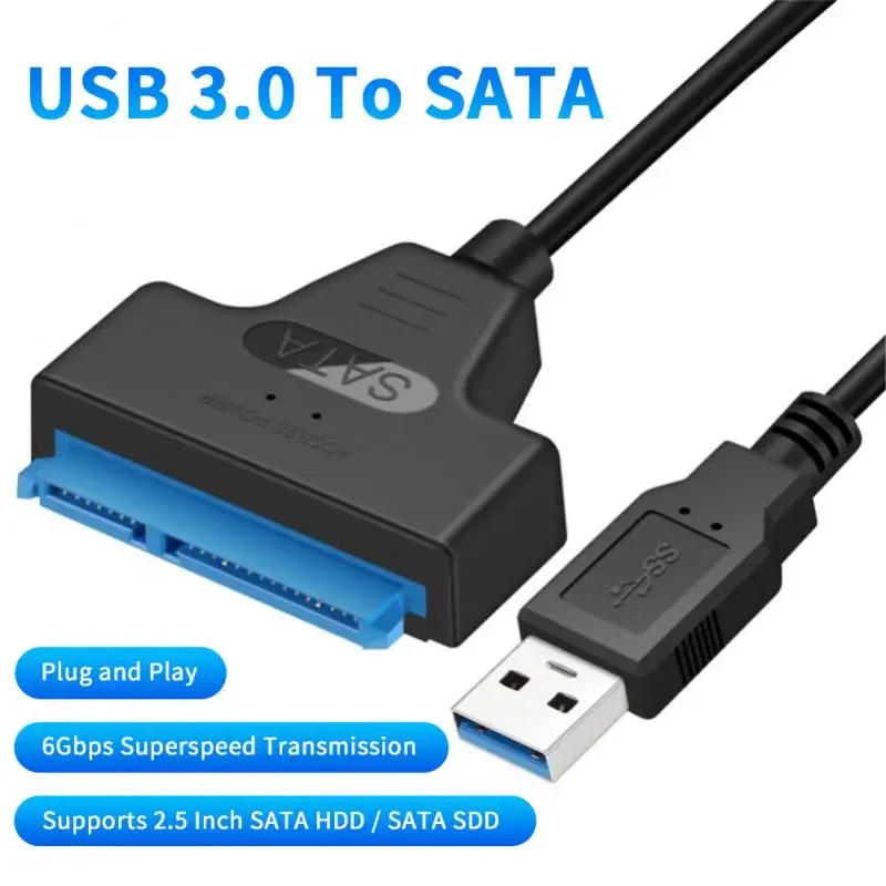 Usb Sata Cable Sata 3 To Usb 3.0 Computer Cables Connectors Usb 2.0 Sata Adapter Cable Support 2.5 Inches Ssd Hdd Hard Drive