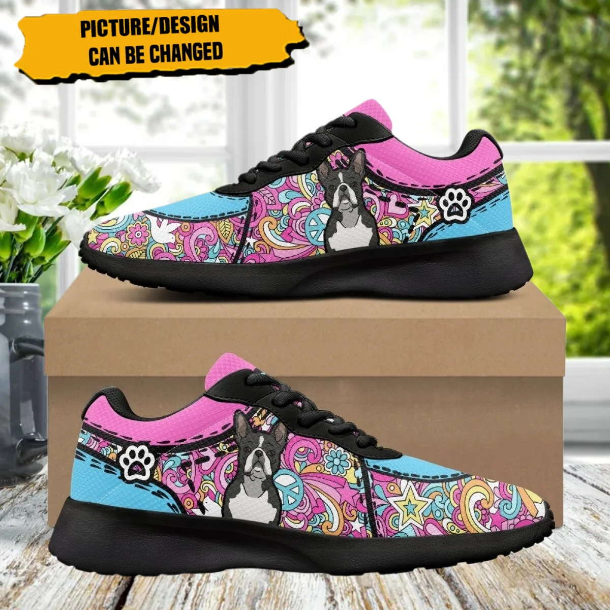 New Cartoon Cute Puppy Pattern Women's Jogging Shoes Cozy Soft Sneaker Durable Gym Teen Sneakers Print On Demand tenis masculino