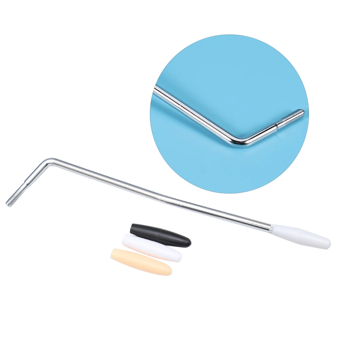 

5 Mm Adjusting Lever Electric Guitar Tremolo Arm Guitars Silver Bar Thread System
