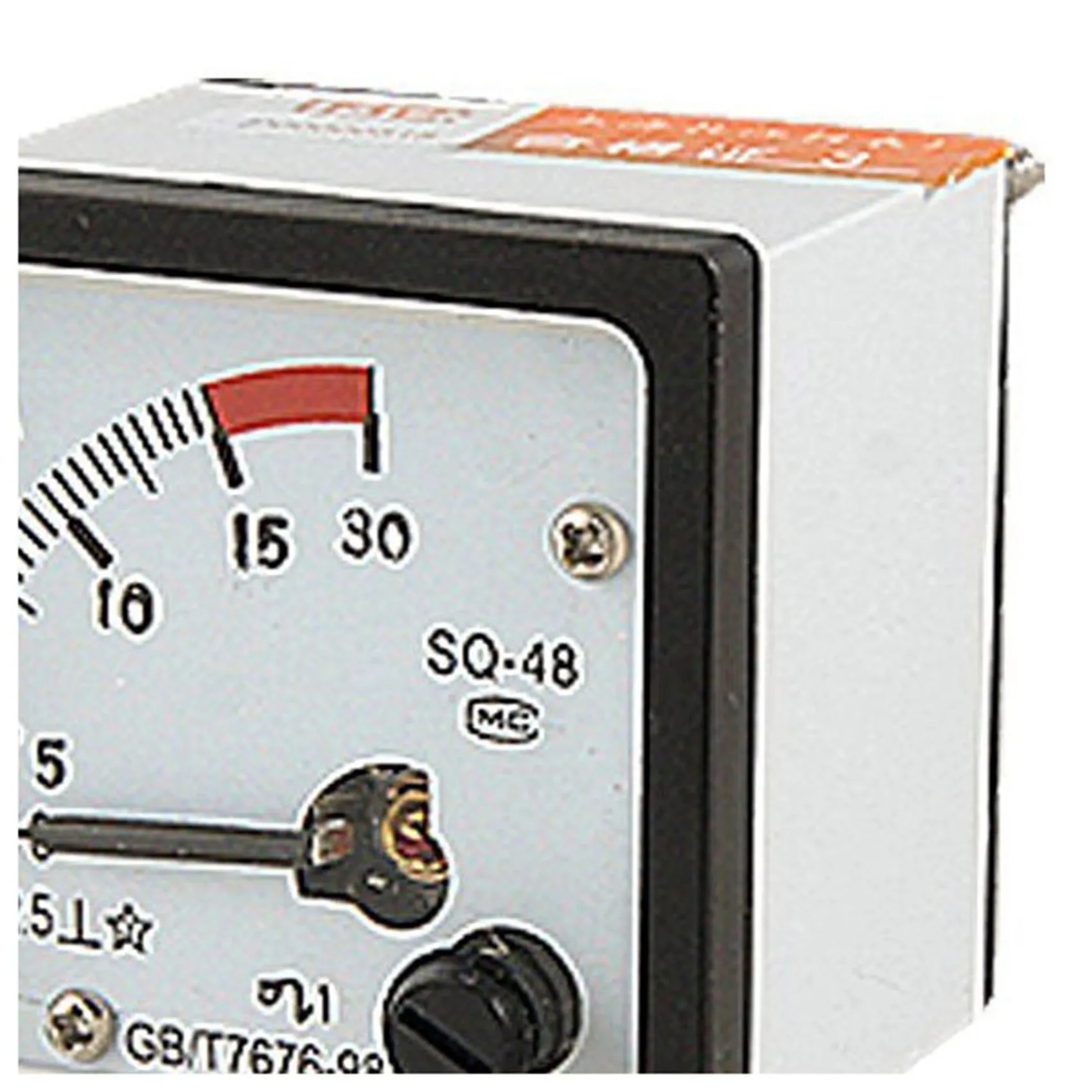 

AT29-2X SQ48 Analog AC Current Panel Meter Ammeter 0-15A Gauge White + Black