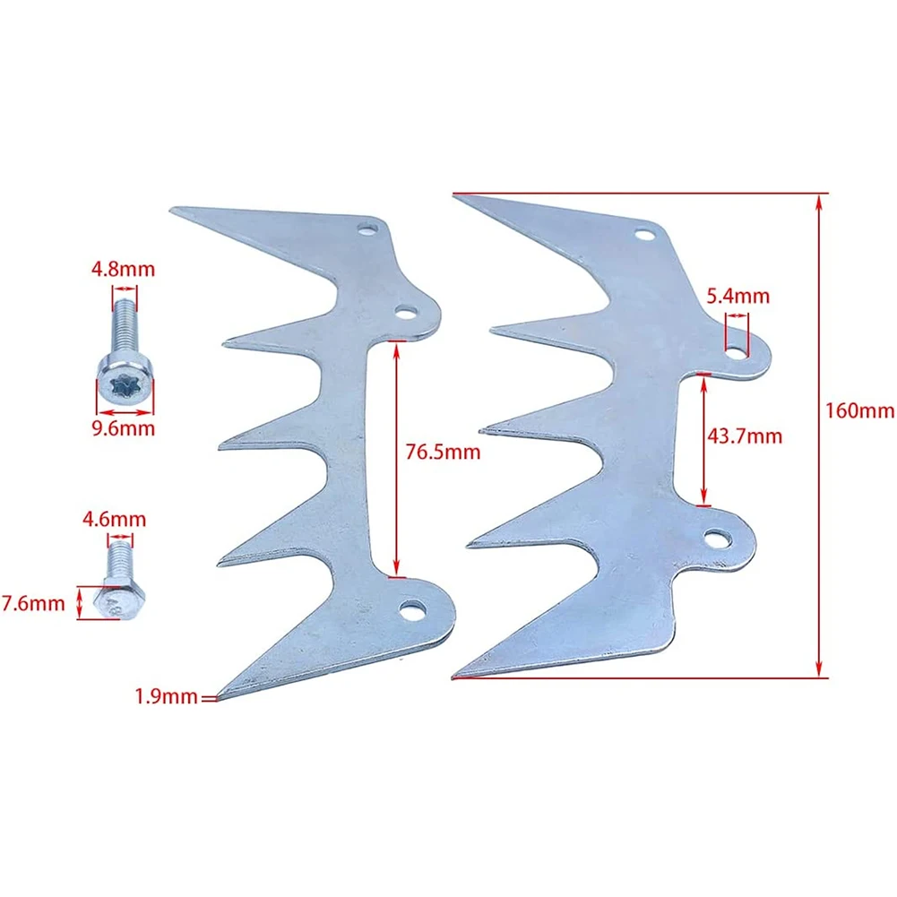 Imagem -04 - Cadeia Serra Bumper Spike Felling Dog Kit 21 Pcs para Stihl Ms660 Ms460 Ms440 066 046 Motosserra Peças Acessórios