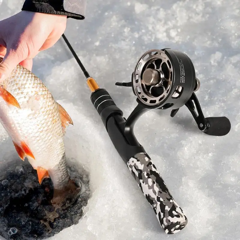 

Ultra Light Reel Large Spool Diameter Inline Freespool Reel 31 BB Wear-Resistant Ice Fishing Accessories Quick Release Magnetic