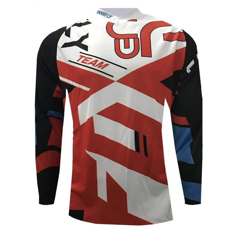 BMX race jersey youth mountain bike downhill jersey cycling motocross shirts long sleeve enduro jersey cooling