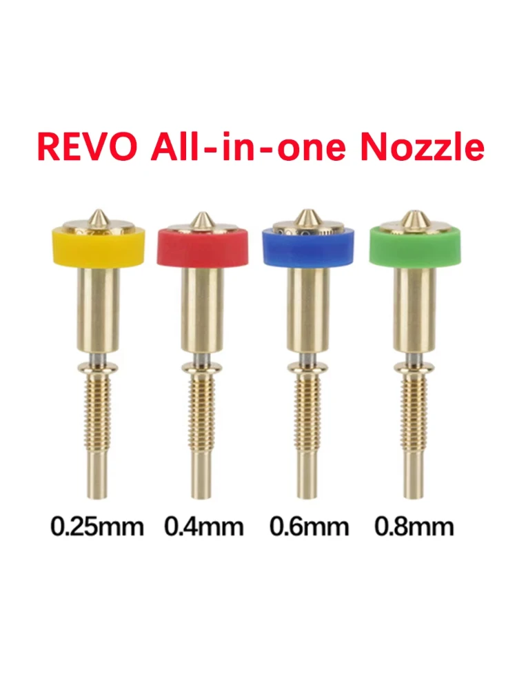 Dysza E3D Revo Hot End All-in-one, ceramiczny hotend 0.25/0.4/0.6/0.8mm, mosiężny/tytanowy heatbreak do drukarki 3D — zdjęcie produktu 6