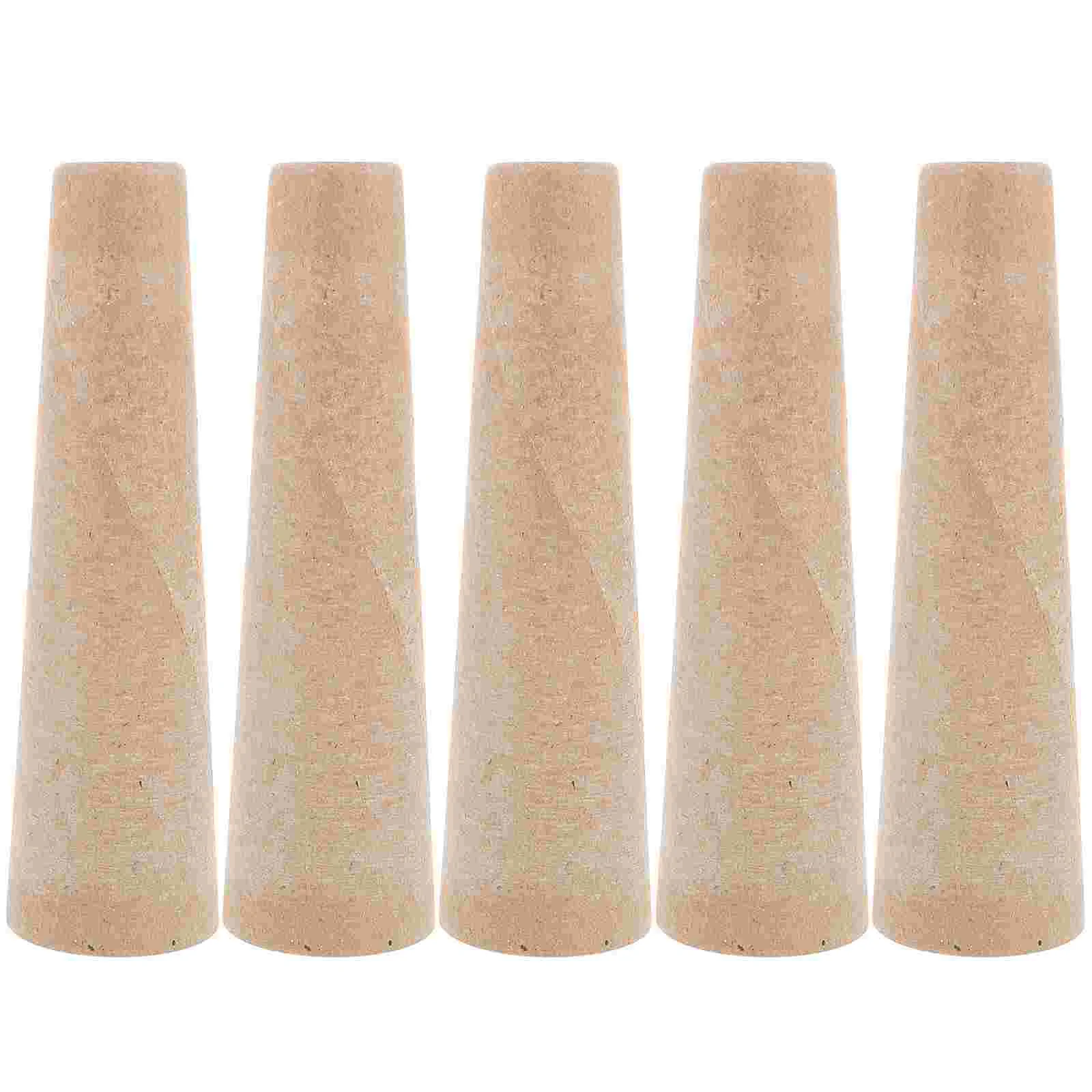 5 Pcs Paper Tube Delinting Machine Wool Yarn Winder 3 Degree 30 Minute Pagoda Shaped Textile Accessories Cardboard Cone