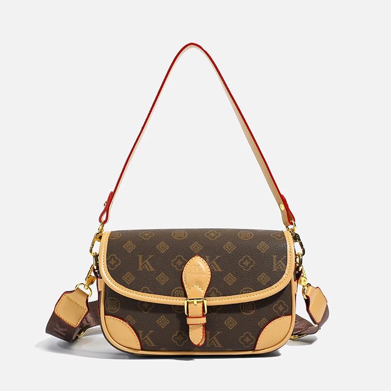 

High Quality Women PU Leather Handbags Saddle Bag Fashion Ladies Small Shoulder Bag Casual Female New Crossbody Bags for Women