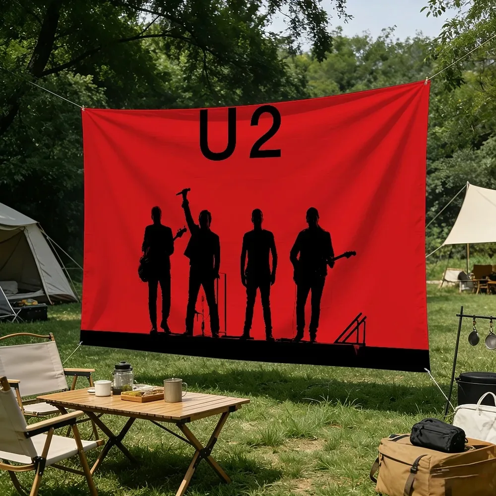 Rock U-U2 Band The Joshua Tree flag For Living Room Home Dorm Decor Wall Outdoor Camping Party Banner Gifts