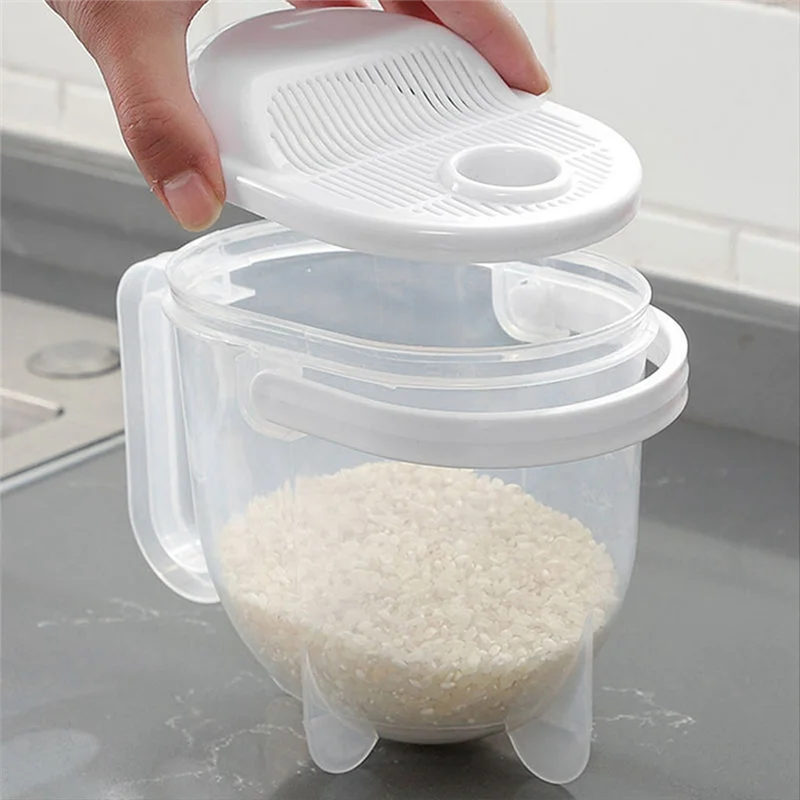 2025 Trendwashing Rice Machine Plastic Strainer With Handle Convenient Multifunctional For Kitchen Supplies