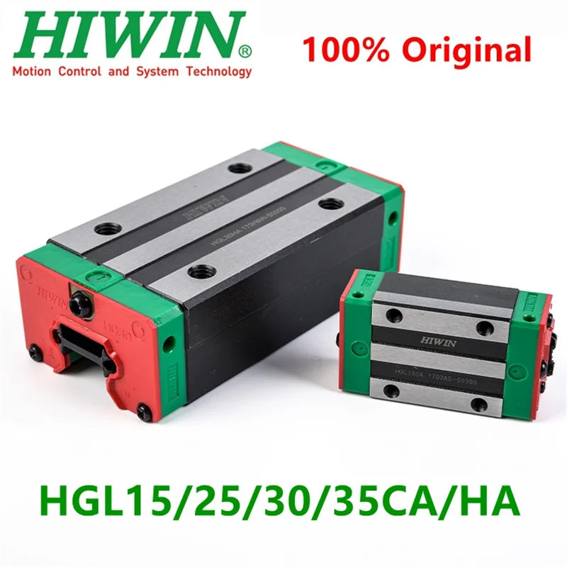 Original HIWIN linear carriage block HGL15CA HGL25CA HGL30CA HGL35CA HGL25HA HGL30HA HGL35HA for HGR linear guide rail CNC parts