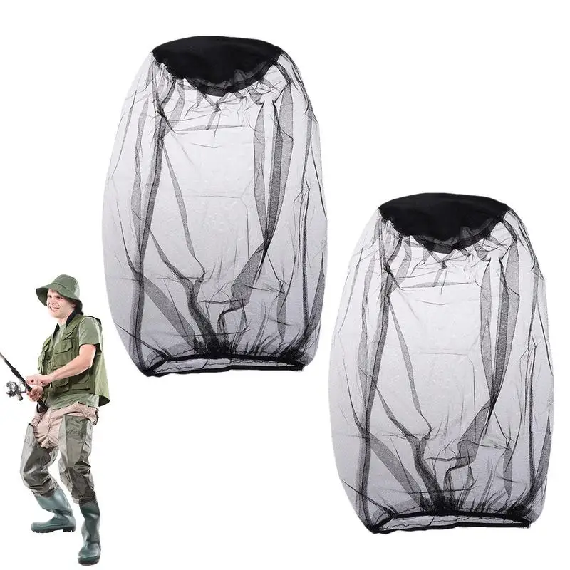 Fly Nets For Head Face Netting Hat Fly Netting Fly Face Net Fine Mesh Fly Shield Face Cover Screen Net Midge Net Head Fly Net