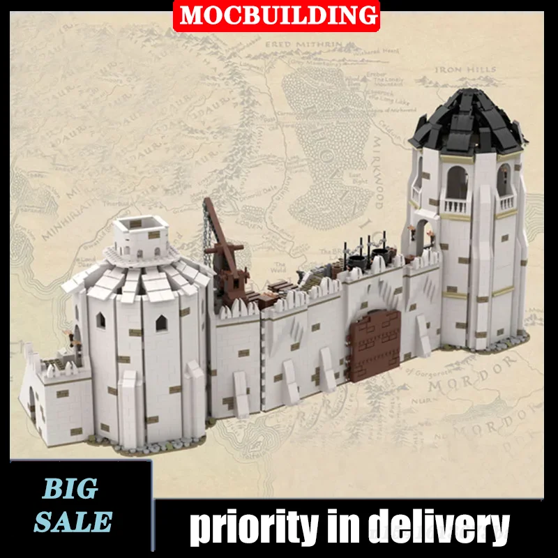 Southern Gate MOC Great Ancient Wall Model Fortress Building Blocks Ultimate Collector DIY Movie Assembly Kit Children Toys