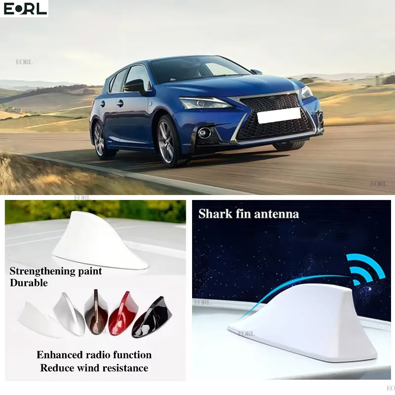 

For Lexus CT200h Shark Fin Antenna FM Signal Super Aerials Amplifier Waterproof Signal Amplifier FM/AM Radio Aerials