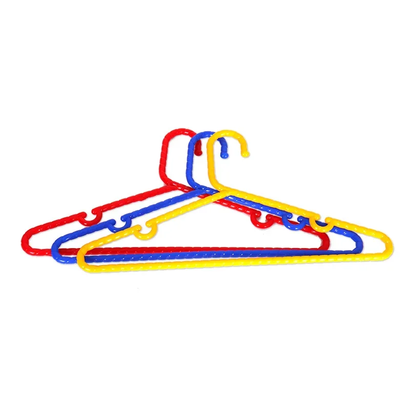 Magic Korea JLMulticolor Plastic Clothes Hangers Linking Coat hanger Magic Tricks Stage Illusions Gimmick Props Fun Mentalism