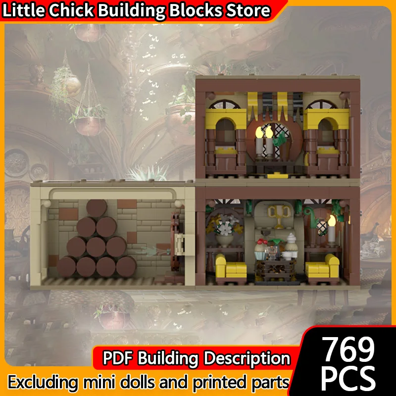 

Magical Movie Model MOC Building Bricks Common Room Set Scene Modular Technology Gifts Holiday Assemble Children Toys Suit