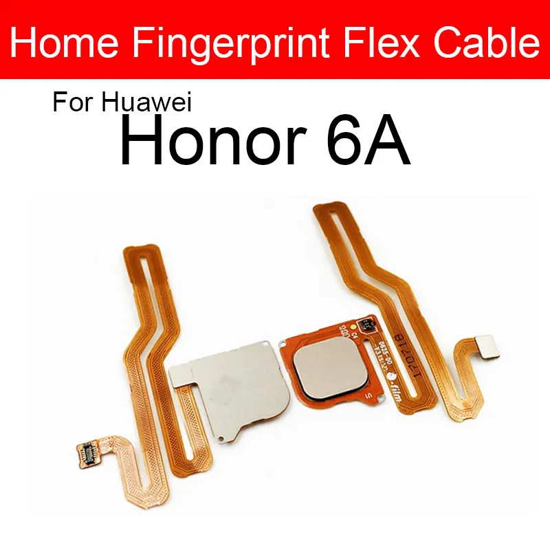 Home Button Flex Cable For Huawei Play 6A DLI-AL10 TL20 Menu Key Fingerprint Recognition Sensor Flex Ribbon Replacement Parts