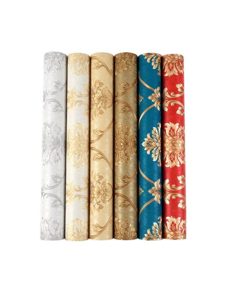 beibehang papel parede 3D Embossed Damascus wallpaper for walls 3 d wall papers home decor living room decoration wall paper