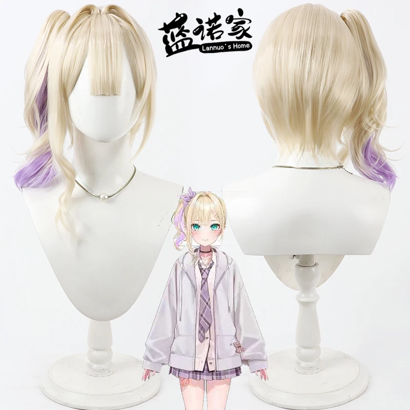 

Виртуальный YouTube Vtuber Kurumi Noah, парик для косплея, реквизит для Хэллоуина, карнавала, синтетические волосы, термостойкое волокно + шапочка для парика