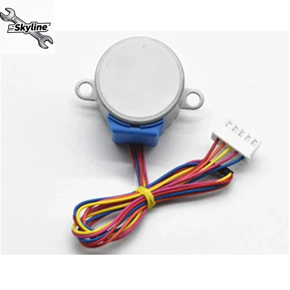 Motor sincronizado de aire acondicionado 2P, Motor paso a paso de hoja oscilante de 12VDC, Motor de rejilla 28BYJ48 para piezas de aire acondicionado, 1 ud.