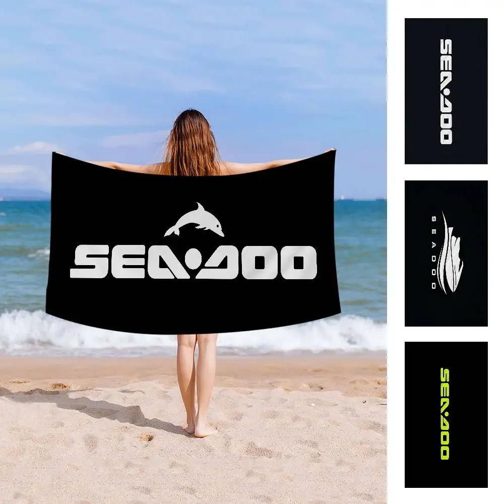 S-Sea D-Doo Seadoo Microfiber Beach Towel Absorbent Quick dry Soft Yoga Swimming Resort Mountain Climbing Towel