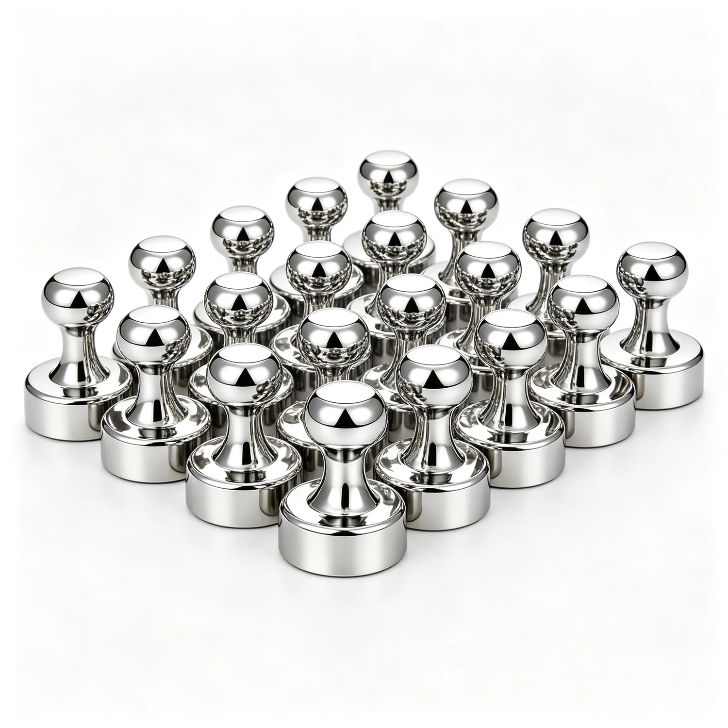 24PCs Super Strong Neodymium Magnet Magnetic Pushpins Sucker Thumbtack Steel Magnet Push Pin for Refrigerator Whiteboard