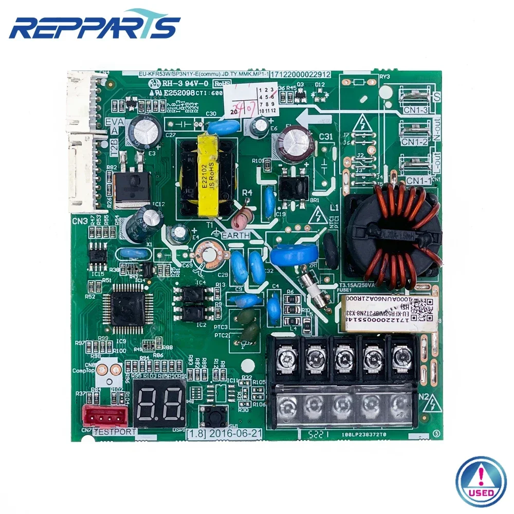 

EU-KFR53W/BP3N1Y-E(commu).JD.TY.MMK.MP1-1 PCB 17122000022912 Control Board For Midea Air Conditioner Conditioning Parts