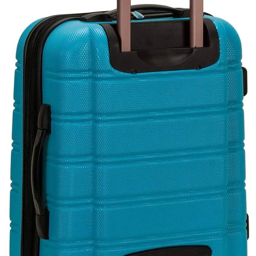 Bagagem giratória rígida expansível, turquesa, bolsa de mão de 20 polegadas da Rockland Melbourne