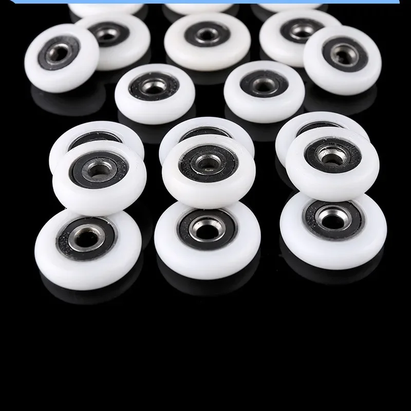 8pcs Shower Door Rollers/Runners/Spares 19/20/23/24/25/26/27mm wheels diameter, 5mm hole