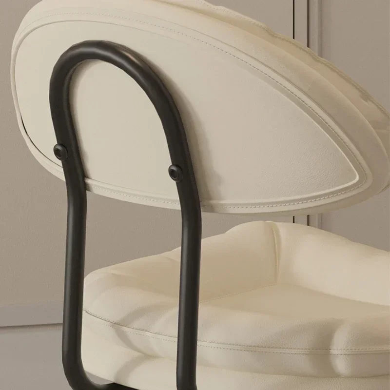 لطيف مقهى كريم نمط كراسي بار البساطة الحليب الشاي مخزن كراسي بار دوارة قابل للتعديل أثاث المنزل Banqueta HBBC