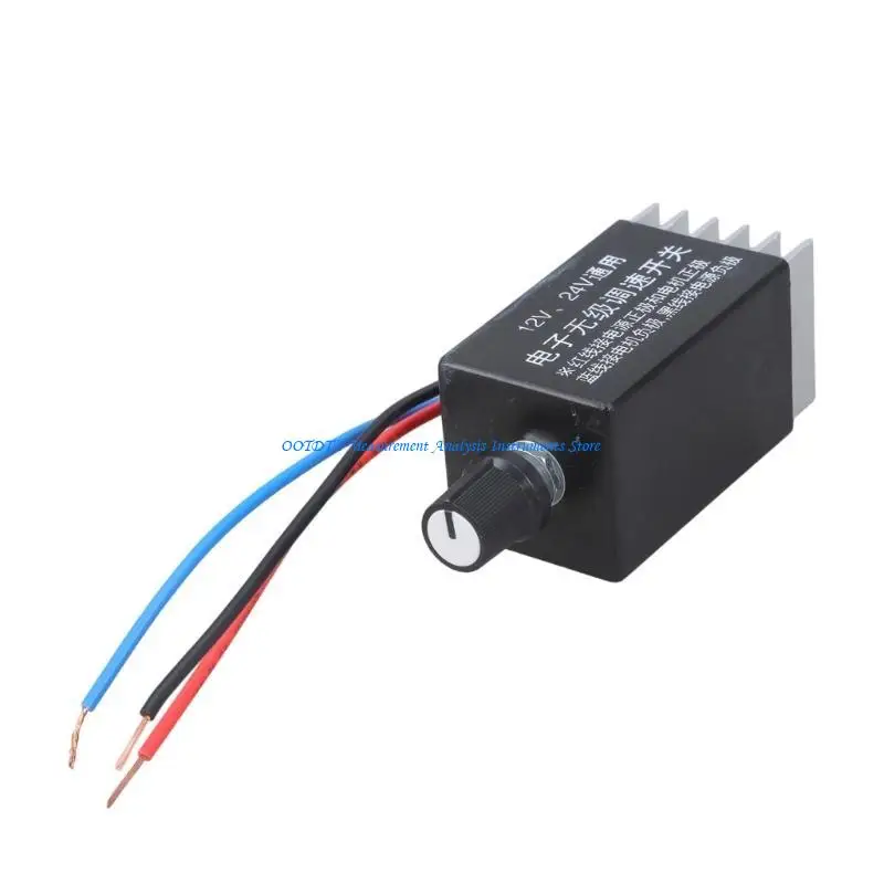 367D Universal Motor Speed Controller Regulator For 12V 24V Blower Fan Heater Pump