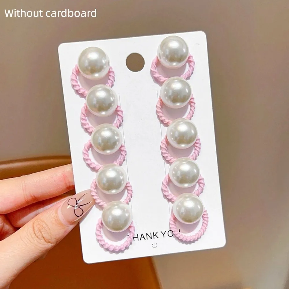 

10 шт., милые, высокая эластичность, круг для волос для девочек, головной убор со звездой и сердечком, эластичная резинка, веревки для волос для девочек