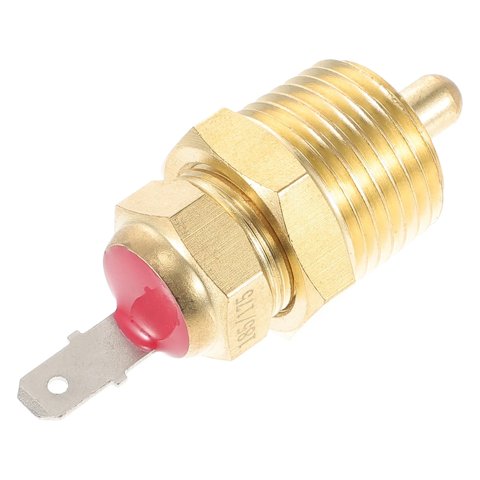 Radiator Fan Sensor Temperature Control Switch Aluminum Thermal Control Thermostat for 10 12 14 16 Inch Electric Cooling Fan