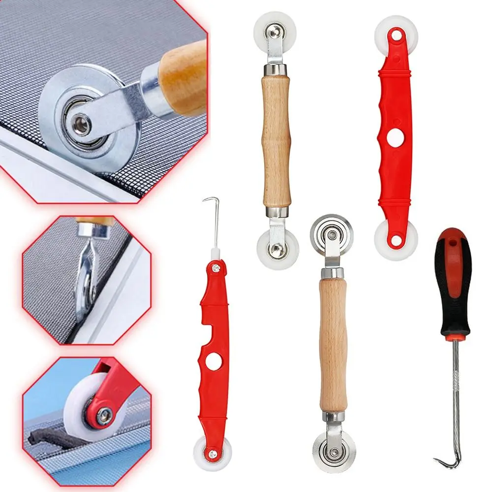 Durable Stainless Steel Rubber Rolling Wheel Tools Hand Tool Rubber Disassembling Tool Household Gauge Pressing Wheel Household