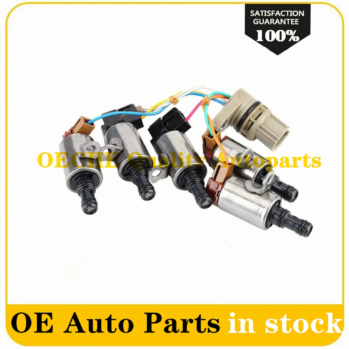 Car Transmission Shift Solenoid w/ Harness for Honda Accord CR-V RSX Auto Gearbox Part 28360-PRP-003 28400-PRP-004 28500-PRP-004