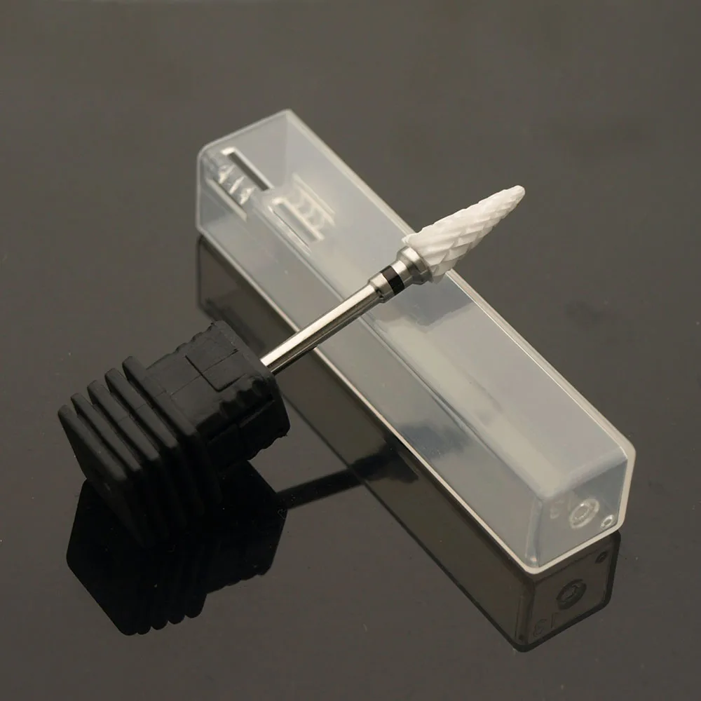 مخروط السيراميك كربيد مسمار مثقاب الخشب تدوير لدغ طحن أداة قص الأظافر بت آلة الحفر الكهربائية لأدوات مانيكير وباديكير #5