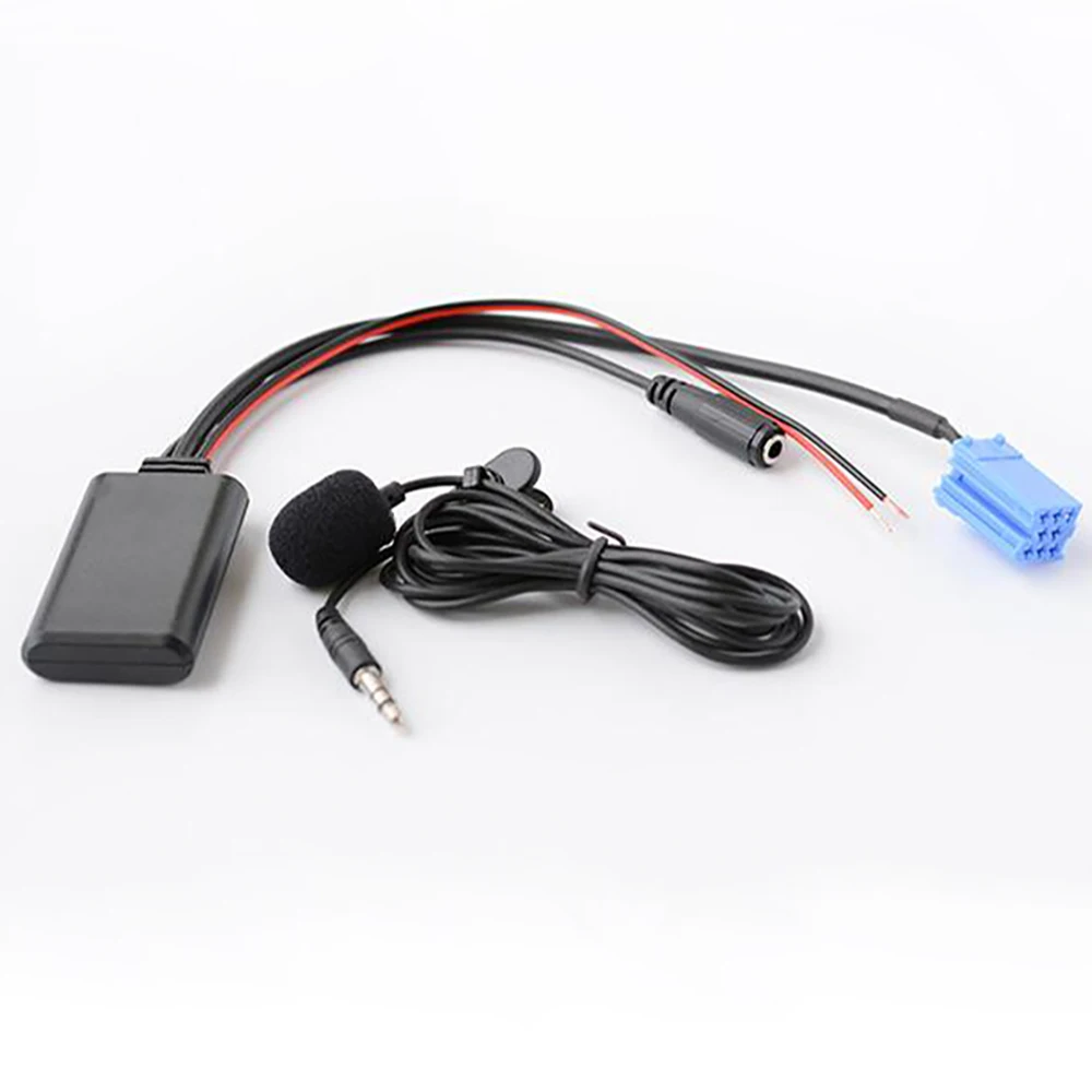 #80N Automotive Parts & Accessories,Car Radio Bluetooth Audio Microphone Handsfree MIC Adapter ISO 8Pin (black)