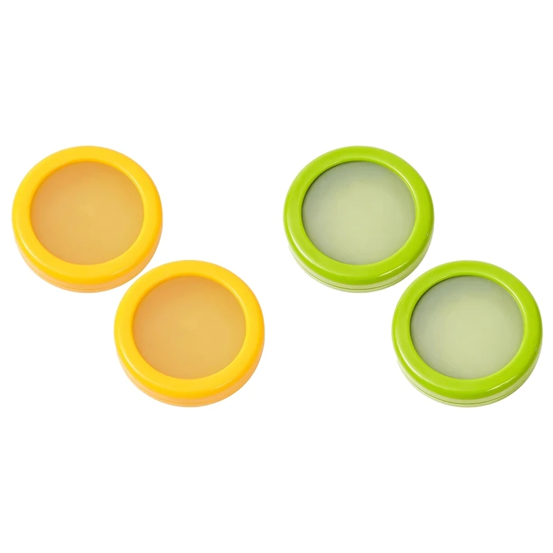 ABBN-Silicone Food Storage Containers For Freshness - Avocado, Lemon, Tomato Keeper, Kitchen Accessories & Gadgets