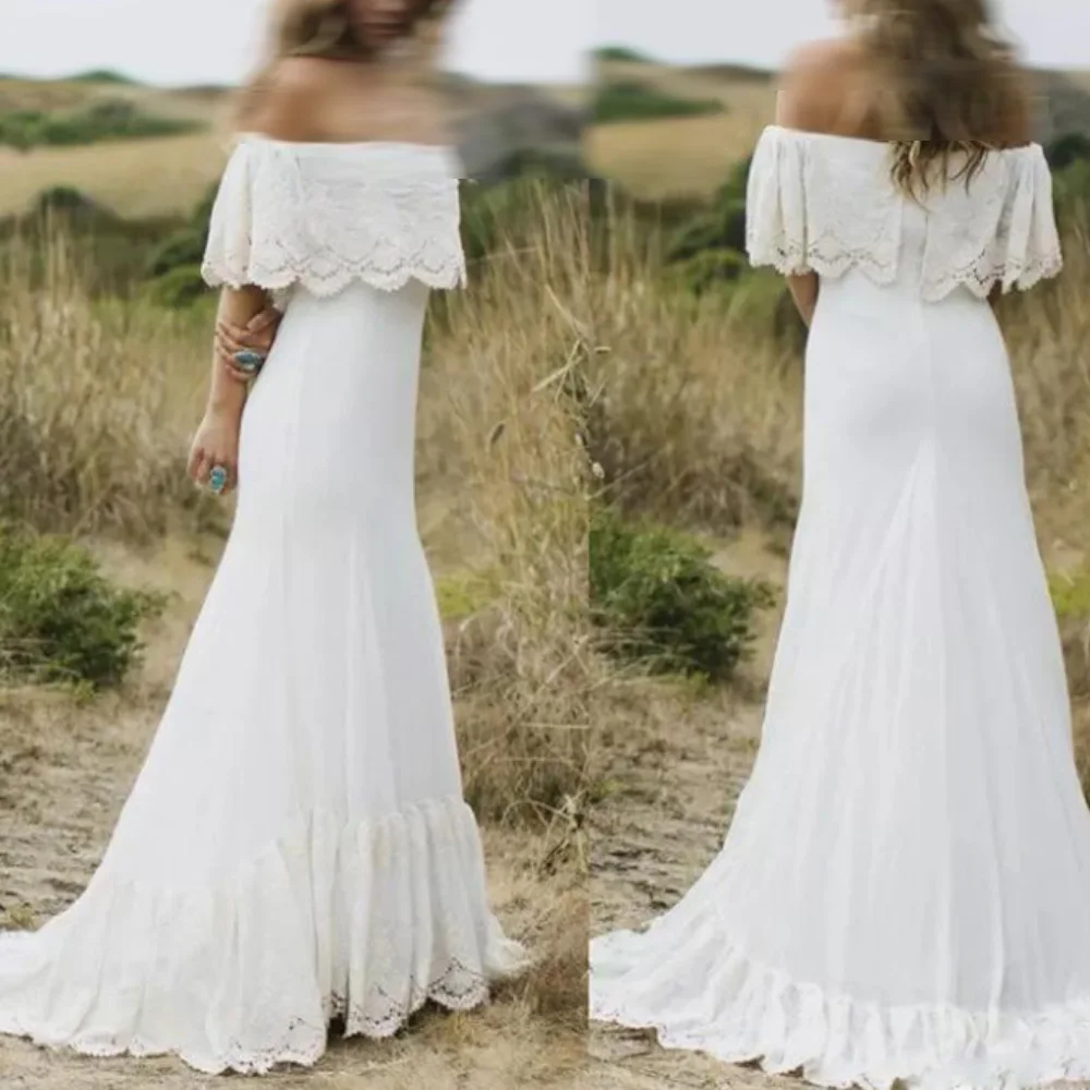 

Customized White Lace 2025Wedding Dress Exquisite A-Line Sexy Strapless High Quality Bridal Party Temperament Bridal Gowns