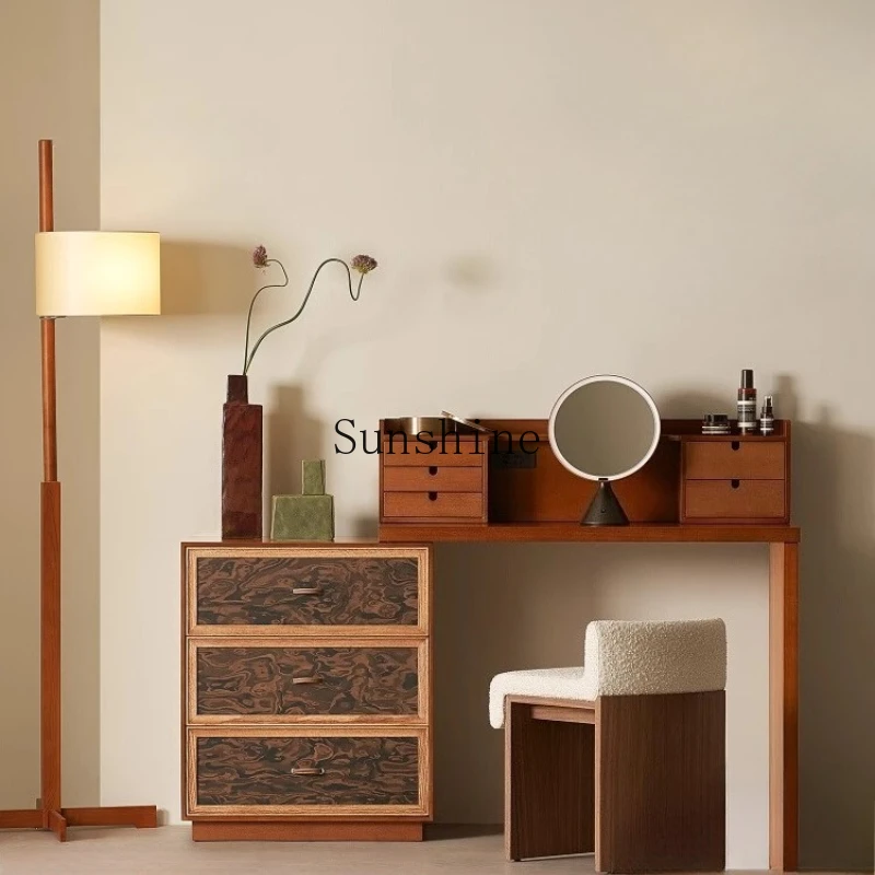 

French storage, bedside cabinet, retro corner makeup table, bucket cabinet