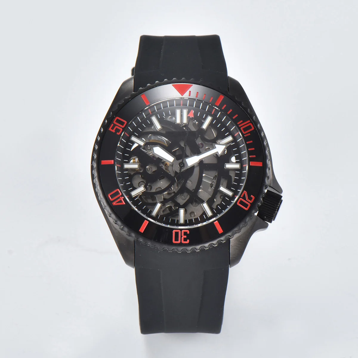 

watch for men 40mm watch case automatic watch NH70 Stainless Steel Waterproof Watch
