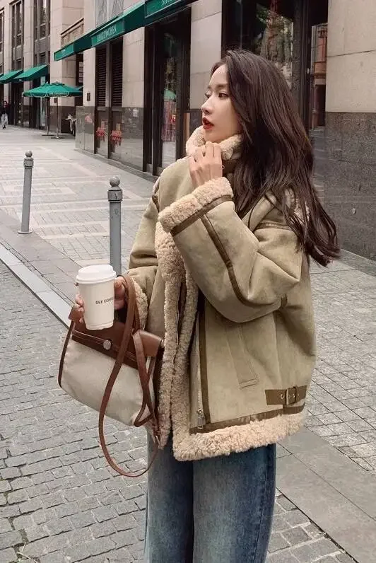 

Parkas Womens Vintage Winter Polyamide Downfilled Double-Layered Multi-Pockets Zip-Up Functional Techwear Insulated Hiking Solid