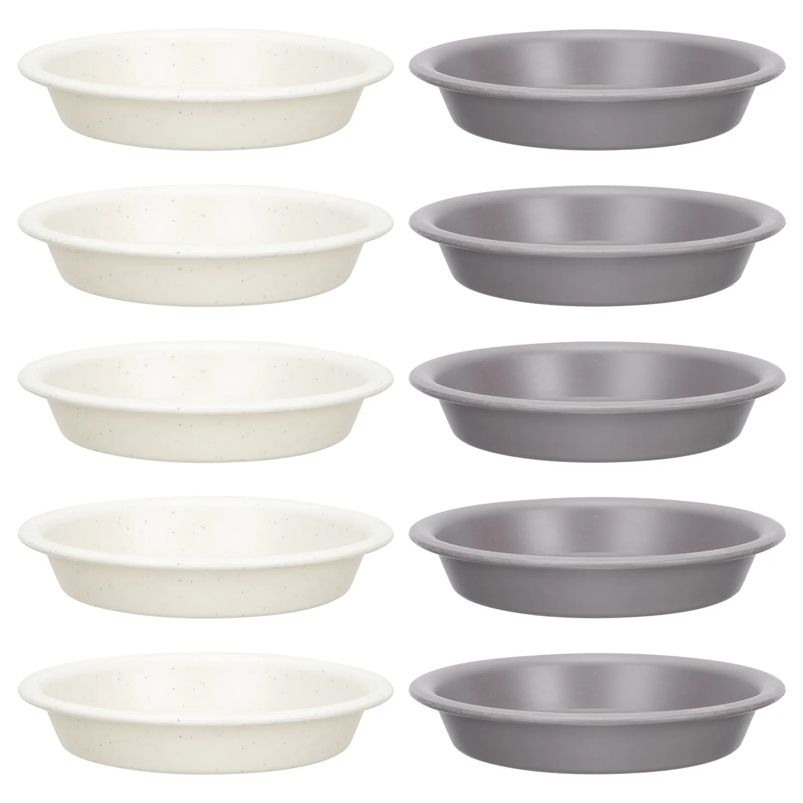 10Pcs Flowerpot Trays Flat Bottom Plastic Garden Pot Holders Waterproof Base Plates for Indoor Outdoor Plants Bonsai Water